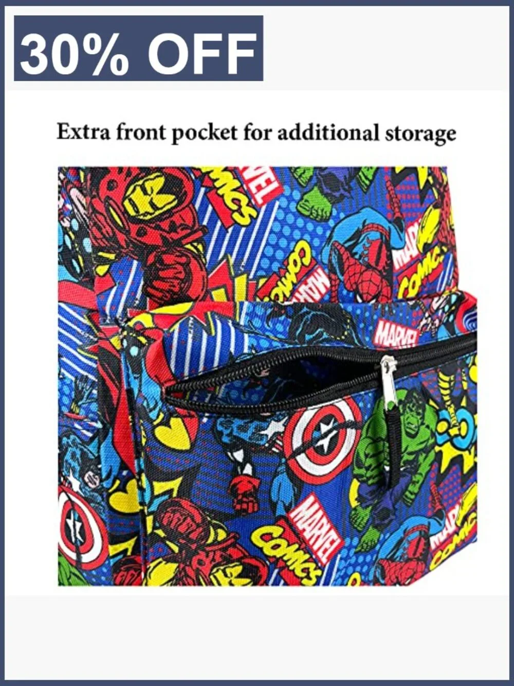 Marvel Avengers Backpack for Kids, 16